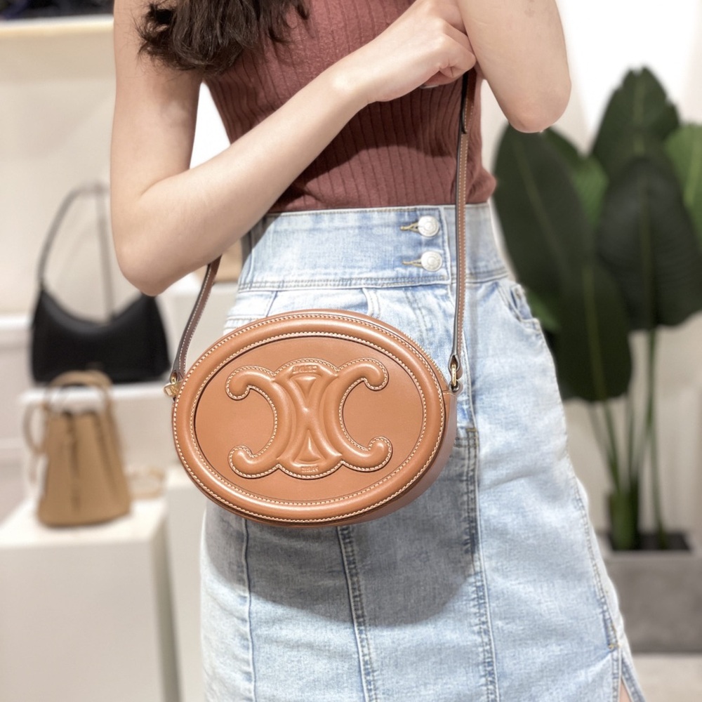 Celine Cuir Tripmphe Crossbody Bag